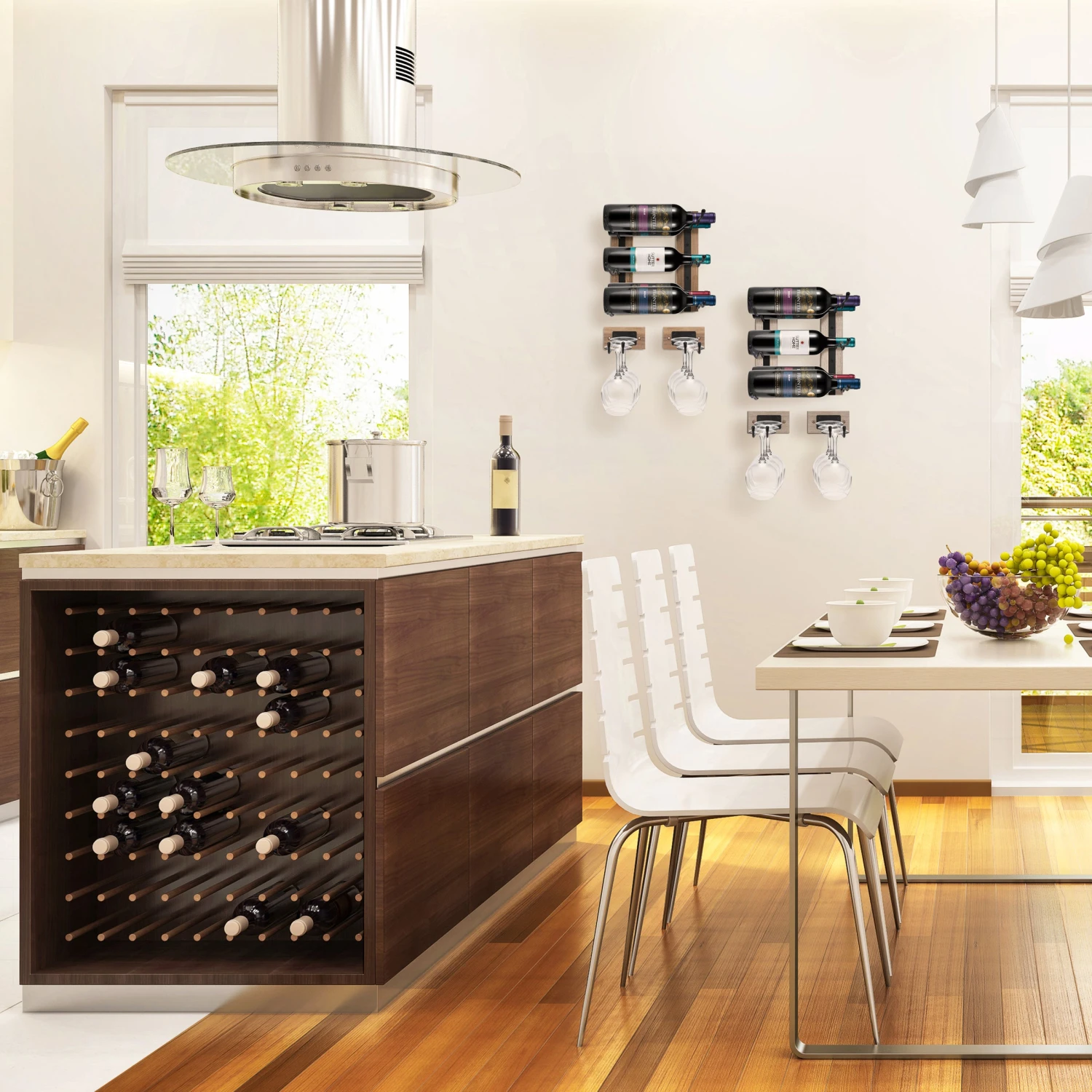 Wine Rack Stemware Wall Mounted (Set Of 4) 12 Wine Rack Stemware Wall Mounted (Set Of 4) - Image 10