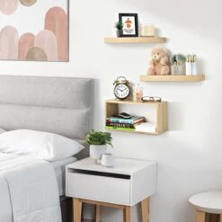 Floating Shelves For Wall (Set Of 3) -Sorbus Decor Shop 7 3800e7eb b615 4a8b 8d72 39bbfe92fff8