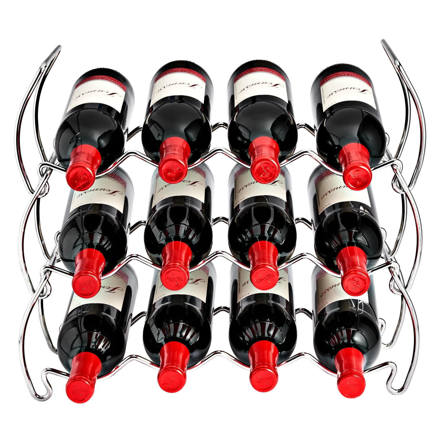 12 Bottle Metal Detachable Wine Rack (3 Tier) 11 12 Bottle Metal Detachable Wine Rack (3 Tier) - Image 9