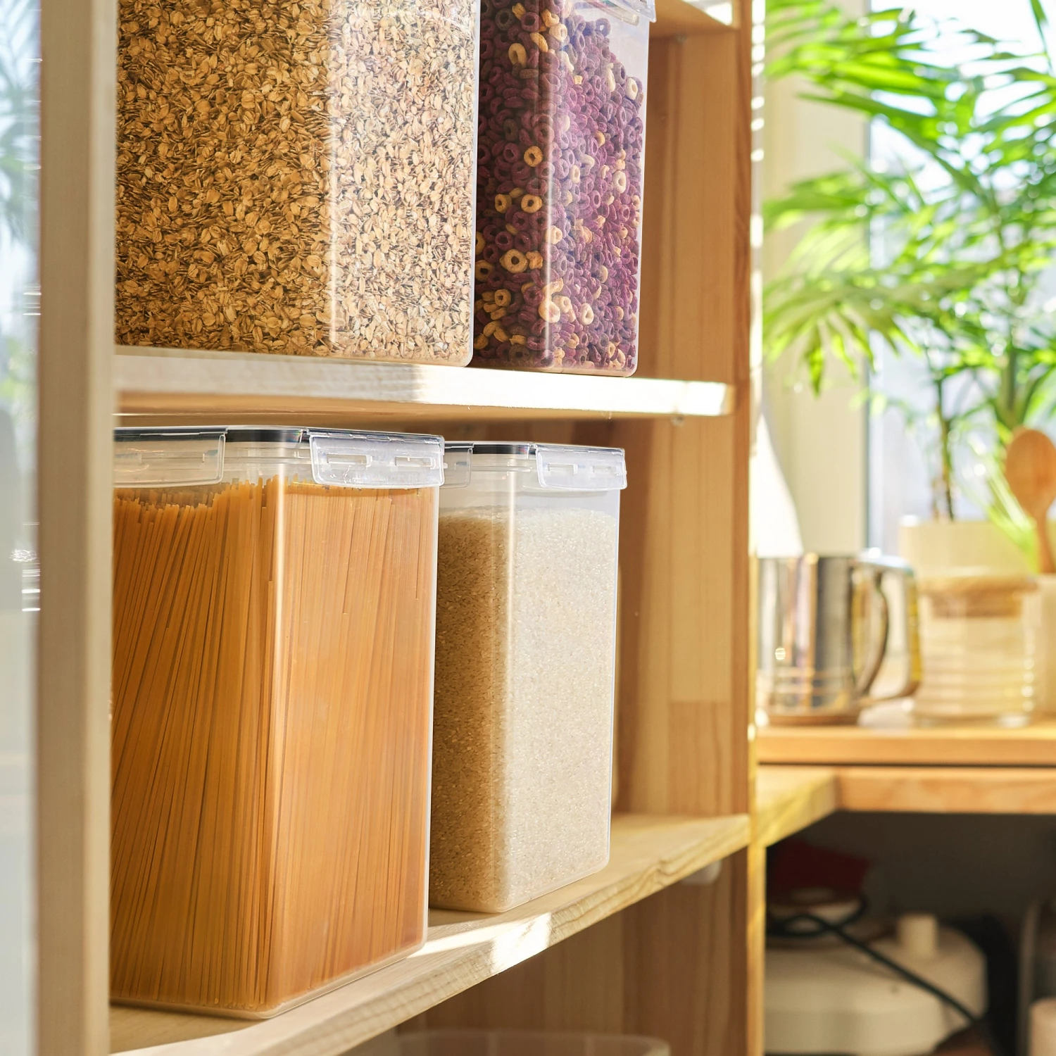 Tall Large Airtight Food Storage Containers (4 Pack) 4 Tall Large Airtight Food Storage Containers (4 Pack) - Image 2