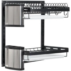 Dish Drying Wall Rack (2 Tier) 17 Dish Drying Wall Rack (2 Tier) -Sorbus Decor Shop 7 4b7f5afe 913b 4549 b937 9fc9869d0ac7