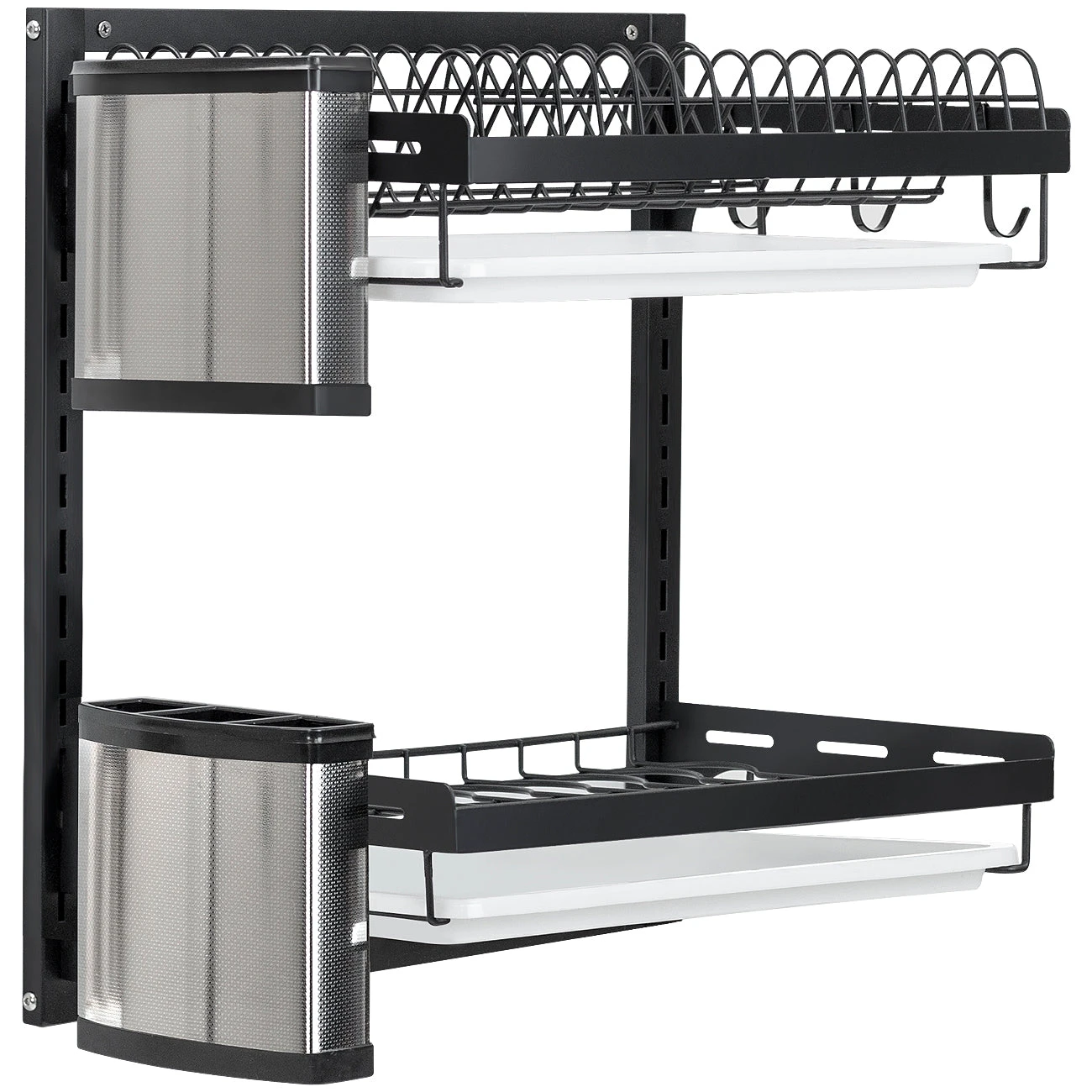 Dish Drying Wall Rack (2 Tier) 10 Dish Drying Wall Rack (2 Tier) - Image 8