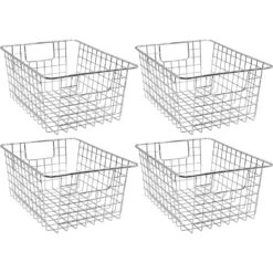 Metal Wire Storage Baskets (4 Pack) -Sorbus Decor Shop 7 563debb3 a5c9 42cb b938 befca047fec9