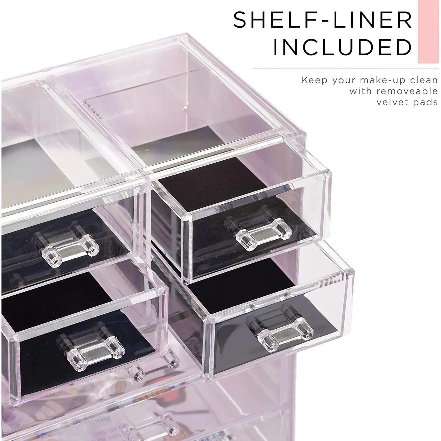 Makeup Organizer Set (7 Drawer Tie-Dye) 9 Makeup Organizer Set (7 Drawer Tie-Dye) - Image 7