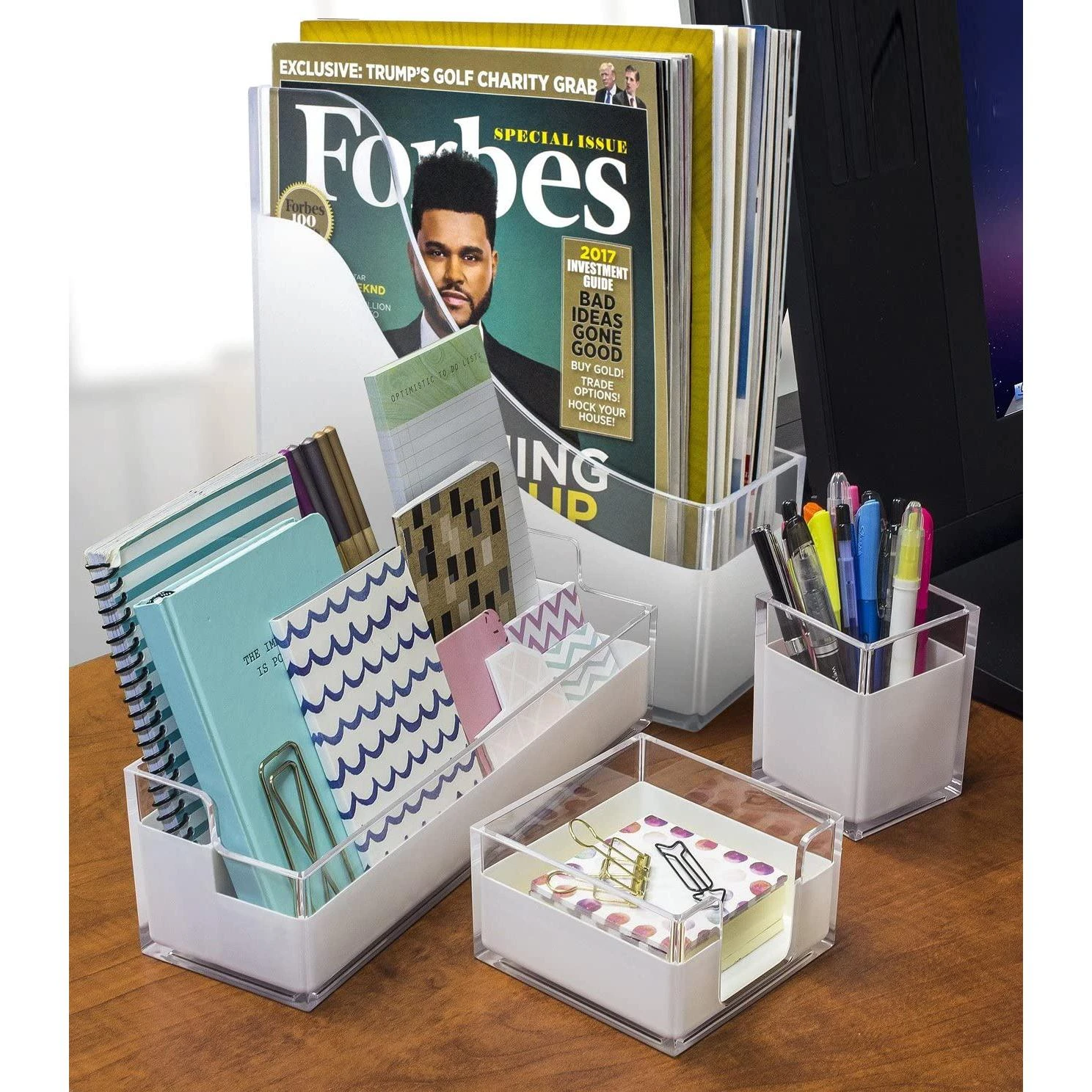 Acrylic Desk Paper Organizer 10 Acrylic Desk Paper Organizer - Image 8