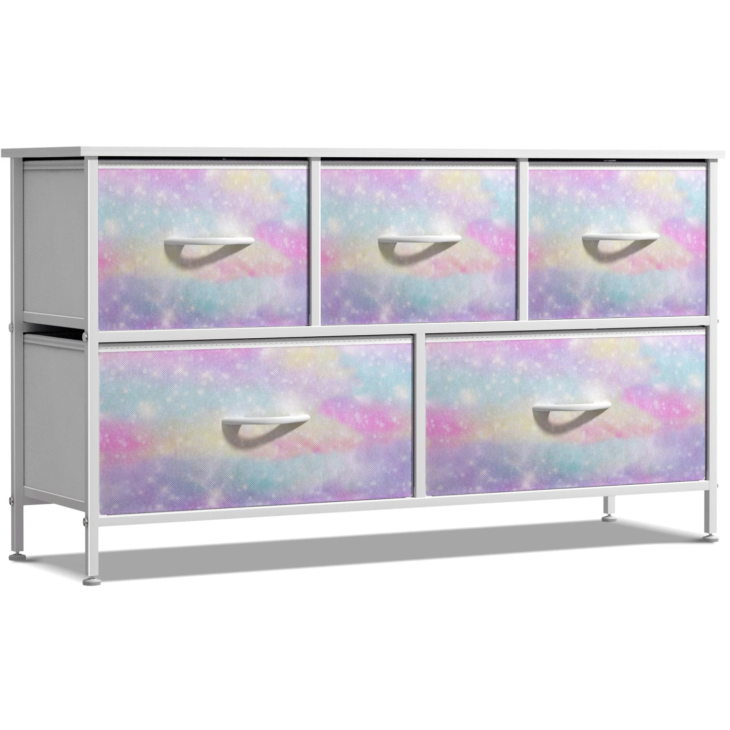 5 Drawer Wide Short Dresser 17 5 Drawer Wide Short Dresser - Image 15