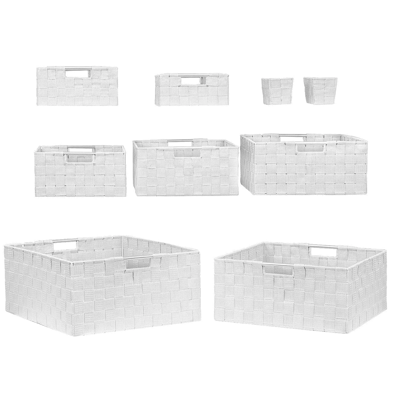 Basket Bin Set Double Woven (9 Pack) 15 Basket Bin Set Double Woven (9 Pack) - Image 13