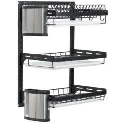 Dish Drying Wall Rack (3 Tier) 17 Dish Drying Wall Rack (3 Tier) -Sorbus Decor Shop 7 7b3ab4e4 af0a 4f6f bea2 7bab21b3f522