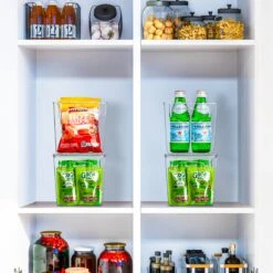 Plastic Container Bins With Lids (4 Pack) -Sorbus Decor Shop 7 839a24d0 099a 4e3c 80fc cad25df1ce69