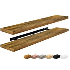 55-Inch Extra Long Floating Shelves (Set Of 2) 35 55-Inch Extra Long Floating Shelves (Set Of 2) -Sorbus Decor Shop 7 9a8a7925 2df9 41e5 a87c b5dd8e9a32fe