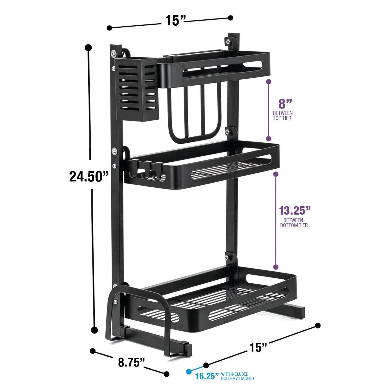 Kitchen Countertop Rack (3 Tier) 9 Kitchen Countertop Rack (3 Tier) - Image 7