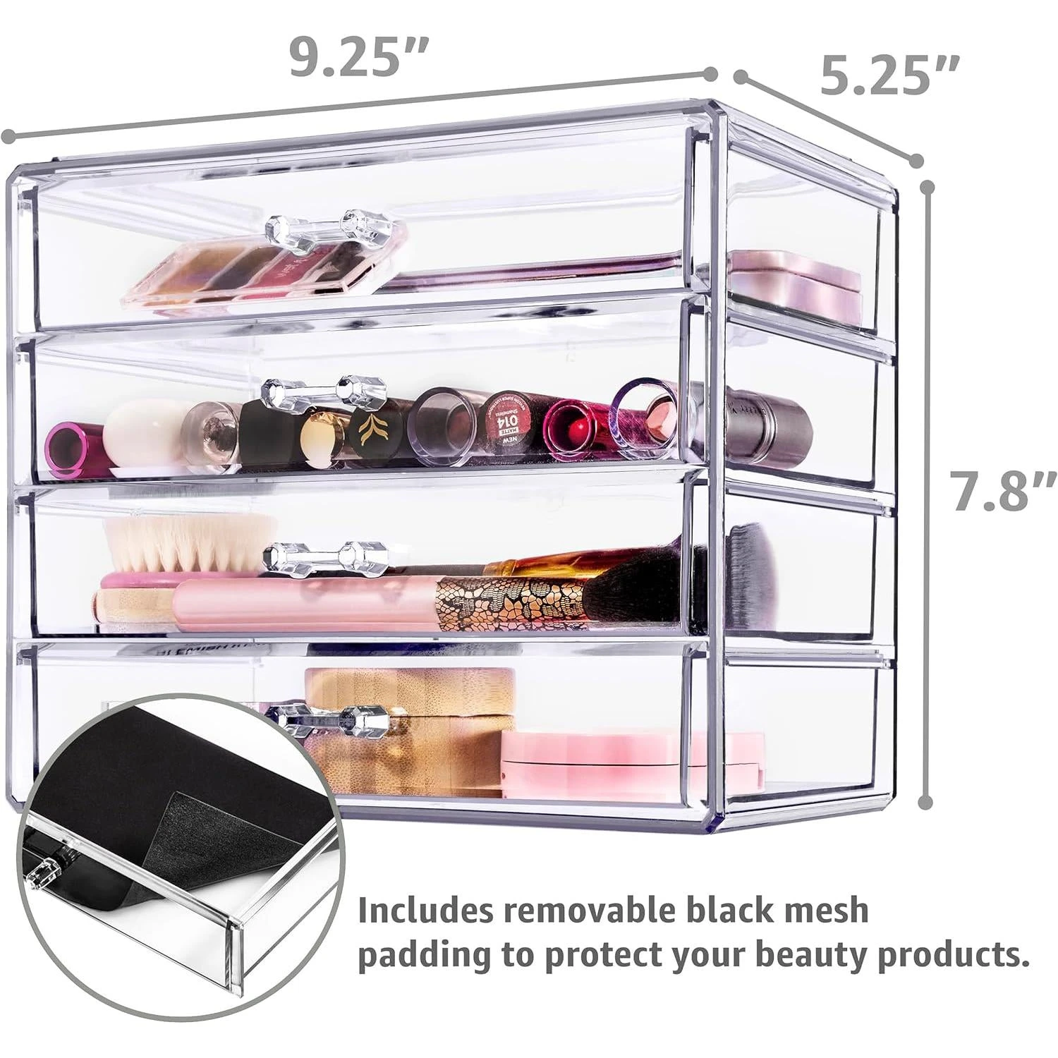 Makeup Organizer Case (4 Drawers) 8 Makeup Organizer Case (4 Drawers) - Image 6