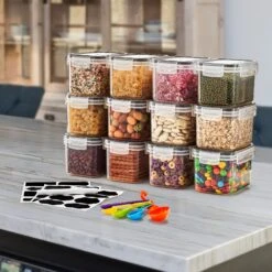 Medium Airtight Food Storage Containers With Lids (12 Pack) 19 Medium Airtight Food Storage Containers With Lids (12 Pack) -Sorbus Decor Shop 7 c865e8eb d1e7 460b bf9e a45c86c3311f