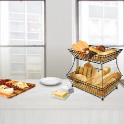 Fruit Breadbasket Stand (2 Tiers) 17 Fruit Breadbasket Stand (2 Tiers) -Sorbus Decor Shop 7 caae0368 36d5 4f87 ac81 0002456c09b1