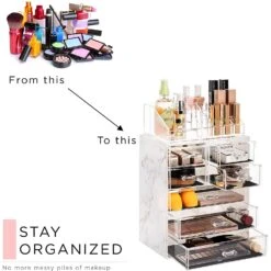 Makeup Organizer Set (7 Drawers Marble) 17 Makeup Organizer Set (7 Drawers Marble) -Sorbus Decor Shop 7 d16bb1e8 34de 4c5f 9343 d46a52e569b5