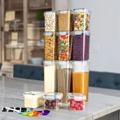 Airtight Tall And Tiny Food Storage Containers (12 Pack) -Sorbus Decor Shop 7 e045de5e 7688 4f87 8eef 85ff17075d36