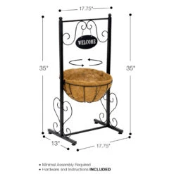 Welcome Planter Basket Stand -Sorbus Decor Shop 7 ea441b6e 23a4 4e2e b39c 7d15ec3dbd92