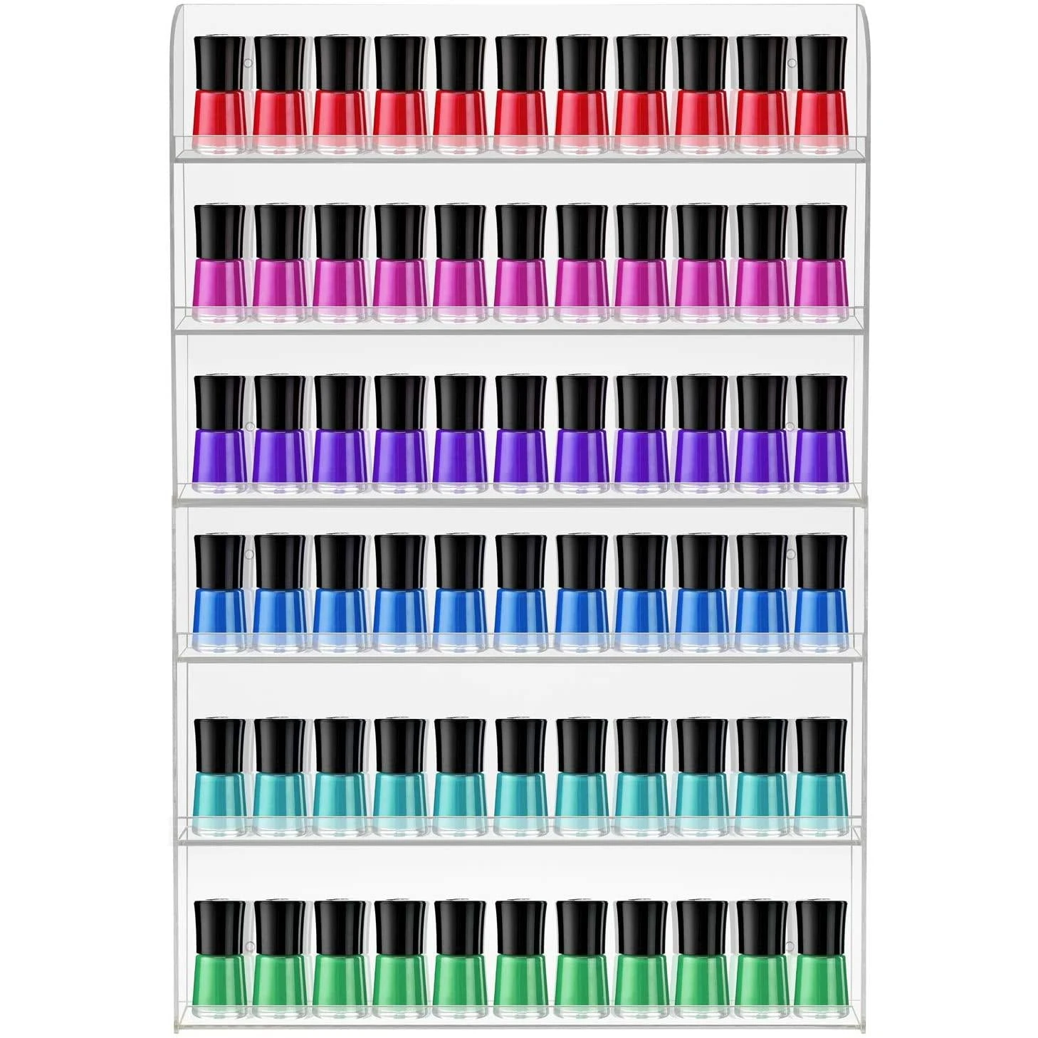 Nail Polish Wall Rack Display (6 Tier) 10 Nail Polish Wall Rack Display (6 Tier) - Image 8