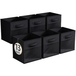 13" Large Storage Bin With Clear Window – 6-Pack 36 13" Large Storage Bin With Clear Window – 6-Pack -Sorbus Decor Shop 7 f0dd3add 73aa 4a63 9e9f b2680af993da