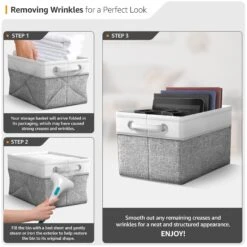 Fabric Storage Basket Set (3 And 6 Pack) -Sorbus Decor Shop 7 fa22919b 6ca8 4bb3 a1ab 8a0be4a2bf2b