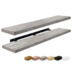 55-Inch Extra Long Floating Shelves (Set Of 2) 41 55-Inch Extra Long Floating Shelves (Set Of 2) -Sorbus Decor Shop 7 fbe90845 28b4 4464 8c65 59ae6b9520bd