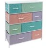 8 Drawer Wide Tall Dresser 1 8 Drawer Wide Tall Dresser -Sorbus Decor Shop 8DRW PAS 2