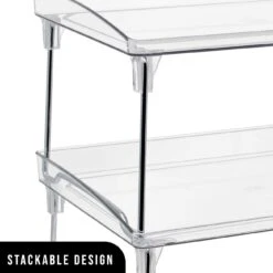 Clear Stacking Shelf Set (2 Pack) -Sorbus Decor Shop 8 08b3f150 23d4 4128 8ed4 0b267b319987