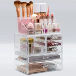 Makeup Organizer Case (6 Drawer 3Pc) -Sorbus Decor Shop 8 0aa591cd cff0 44c1 ae9b f1540f67e9ba