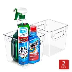 Storage Bins With Handle (4 Pack)