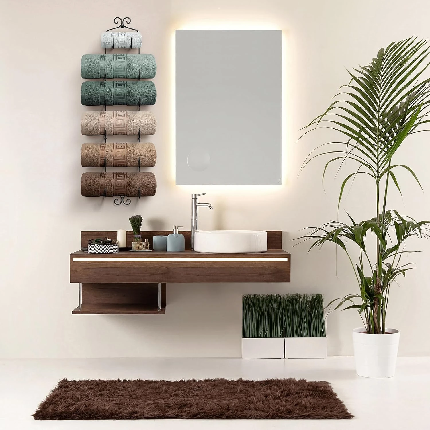 Wall Mounted Towel Rack (6 Tier) 11 Wall Mounted Towel Rack (6 Tier) - Image 9