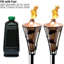 Matney Refillable Metal Torches (4 Pack) -Sorbus Decor Shop 8 55a1b12e 323e 427f 8f12 f7315b452a8d