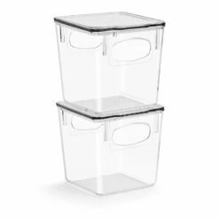 Plastic Container Bins With Lids (4 Pack) -Sorbus Decor Shop 8 63781080 7b64 40ad 8f73 afcc97fb85a2
