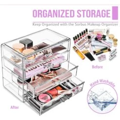 Makeup Organizer Case (4 Drawers) 31 Makeup Organizer Case (4 Drawers) -Sorbus Decor Shop 8 715e88f9 1b7c 488c 9e8e 02e87112fc2a