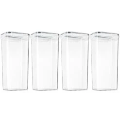 Airtight Cereal Dispenser Easy Pour Canister Set (4 Pack) -Sorbus Decor Shop 8 7cd3ea1a 3bfc 4657 b7ee 5721772efa38