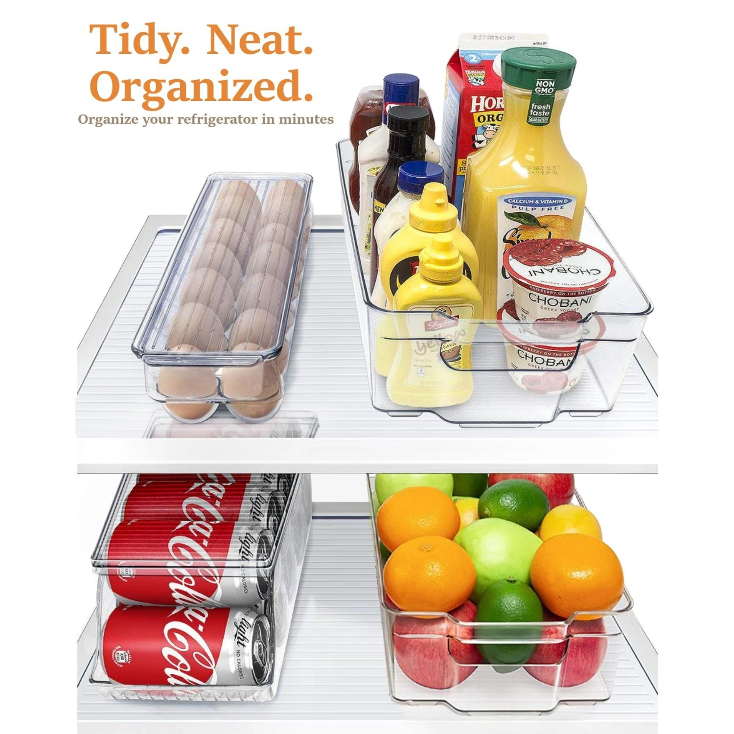 Fridge And Freezer Bin Set (4Pc) 12 Fridge And Freezer Bin Set (4Pc) - Image 10