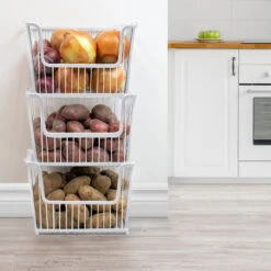 Storage Basket With Handle (4 Pack) -Sorbus Decor Shop 8 ac68c2d5 a454 4833 af74 ec8de2bb24fe