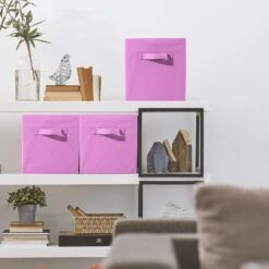 11" Cube Storage Bins (6 Pack Pastels) -Sorbus Decor Shop 8 bddfb3ea 6c8b 4140 8a2a 470c0dcb24c7