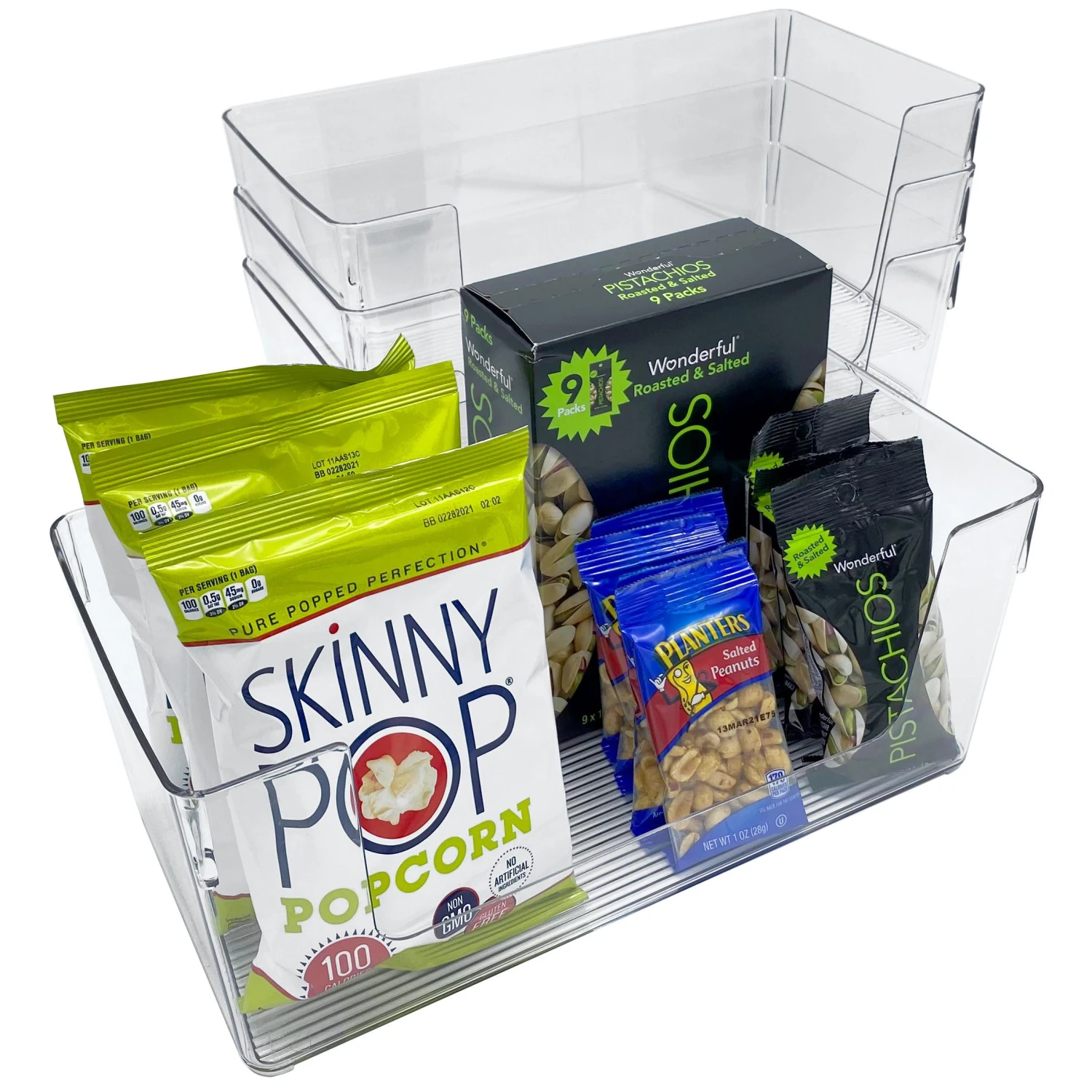 Clear Open Front Container Bin Set 12 Clear Open Front Container Bin Set - Image 10