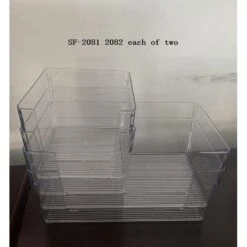 Clear Open Front Container Bins(Mixed Set) 17 Clear Open Front Container Bins(Mixed Set) -Sorbus Decor Shop 8 ff9a419b 7dfc 4543 a6a8 e65c697b6531