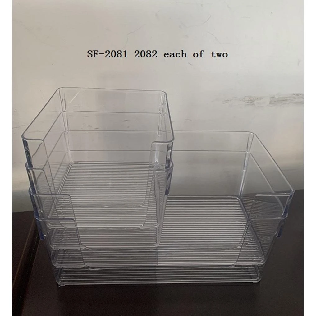 Clear Open Front Container Bins(Mixed Set) 10 Clear Open Front Container Bins(Mixed Set) - Image 8