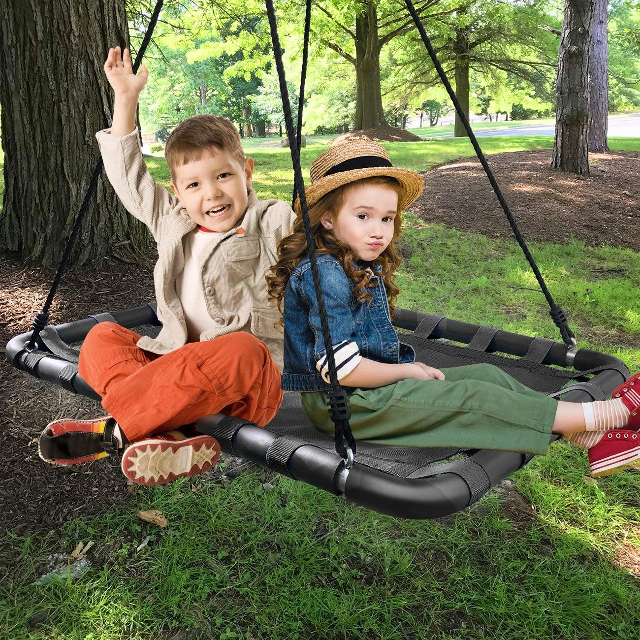 Kids Rectangular Platform Swing 4 Kids Rectangular Platform Swing - Image 2