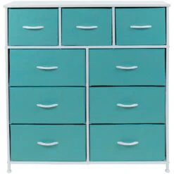 9 Drawer Wide Dresser 26 9 Drawer Wide Dresser -Sorbus Decor Shop 9DRW AQ 5