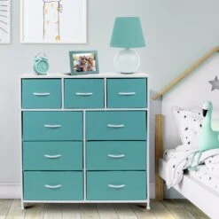 9 Drawer Wide Dresser 25 9 Drawer Wide Dresser -Sorbus Decor Shop 9DRW AQ 7