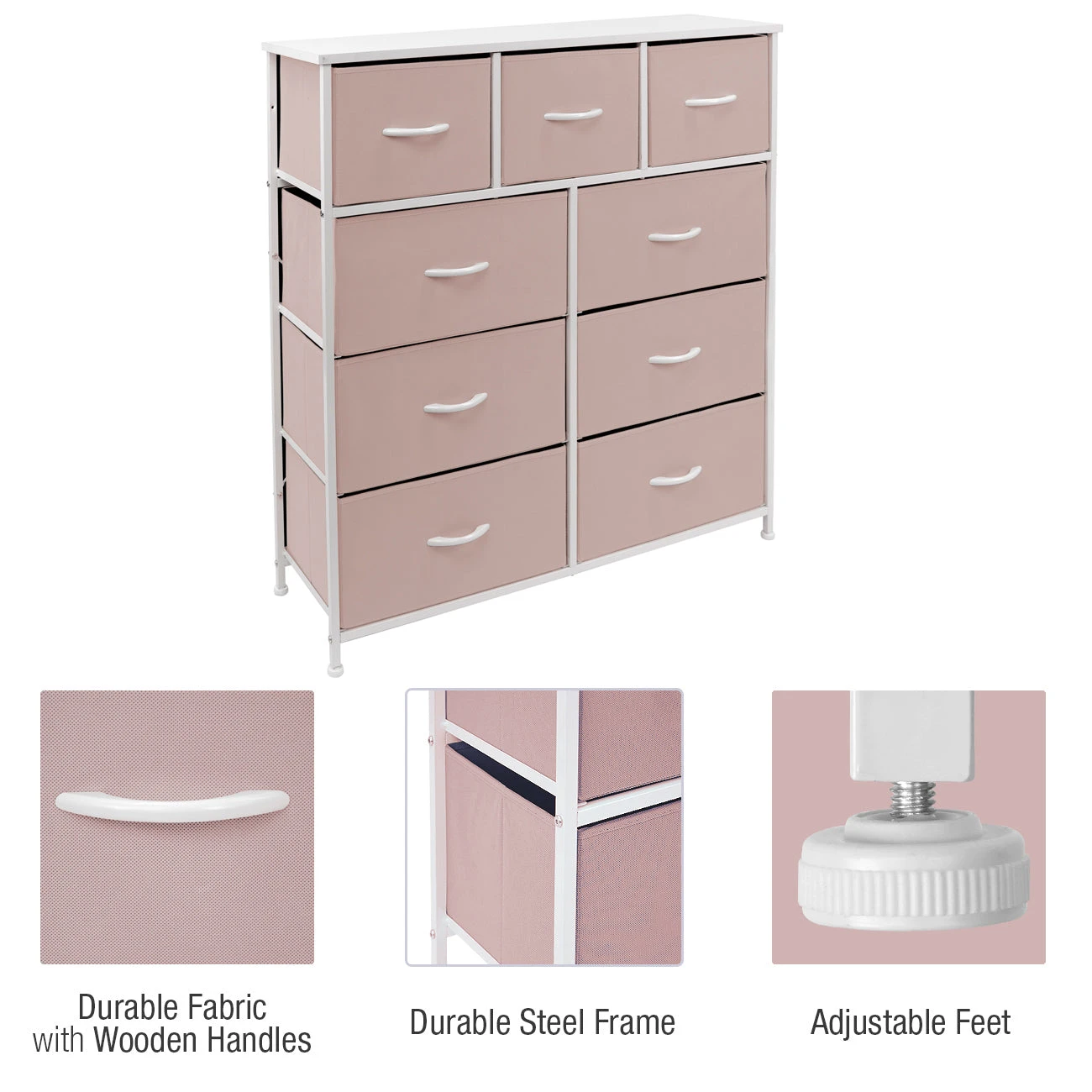 9 Drawer Wide Dresser 15 9 Drawer Wide Dresser - Image 13