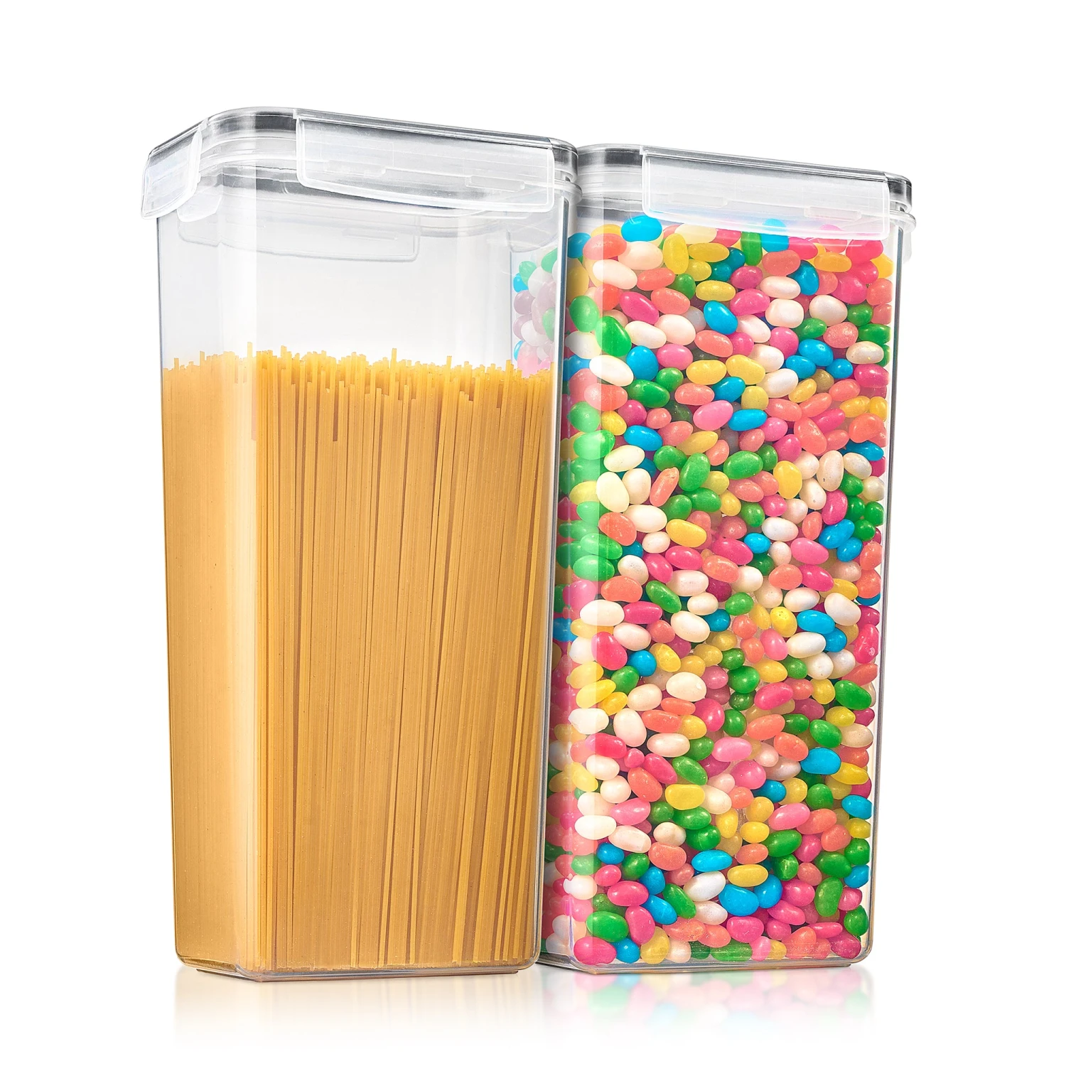 Airtight Tall Food Dispenser Containers (2 Pack) 15 Airtight Tall Food Dispenser Containers (2 Pack) - Image 13