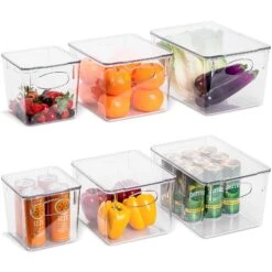 Plastic Container Bin With Lids (Variety Set) 25 Plastic Container Bin With Lids (Variety Set) -Sorbus Decor Shop 9 ca0e727f 1927 42c4 be0b afee1c0b9e40