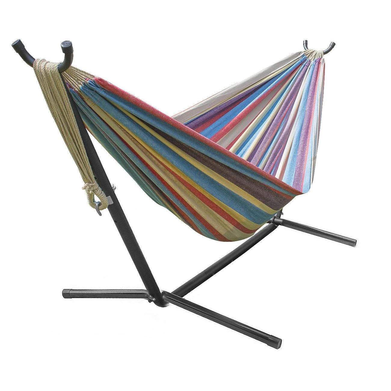 Double Hammock With Steel Stand 19 Double Hammock With Steel Stand - Image 17