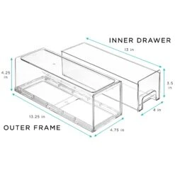Pull Out Drawer Organizers (Acrylic) 33 Pull Out Drawer Organizers (Acrylic) -Sorbus Decor Shop 9 f262886d 0f4b 416b 86c2 786a2ae2bf81