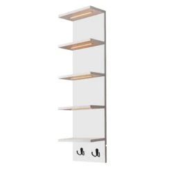 5 Tier Vertical Wall Shelf Unit With LED Lights 16 5 Tier Vertical Wall Shelf Unit With LED Lights -Sorbus Decor Shop AB 1 2be6ac36 67ad 4ea9 a7f8 1ba9585bdcbc