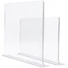 Acrylic Shelf Divider With Adhesive 1 Acrylic Shelf Divider With Adhesive -Sorbus Decor Shop ACR SHA andACR SHATL